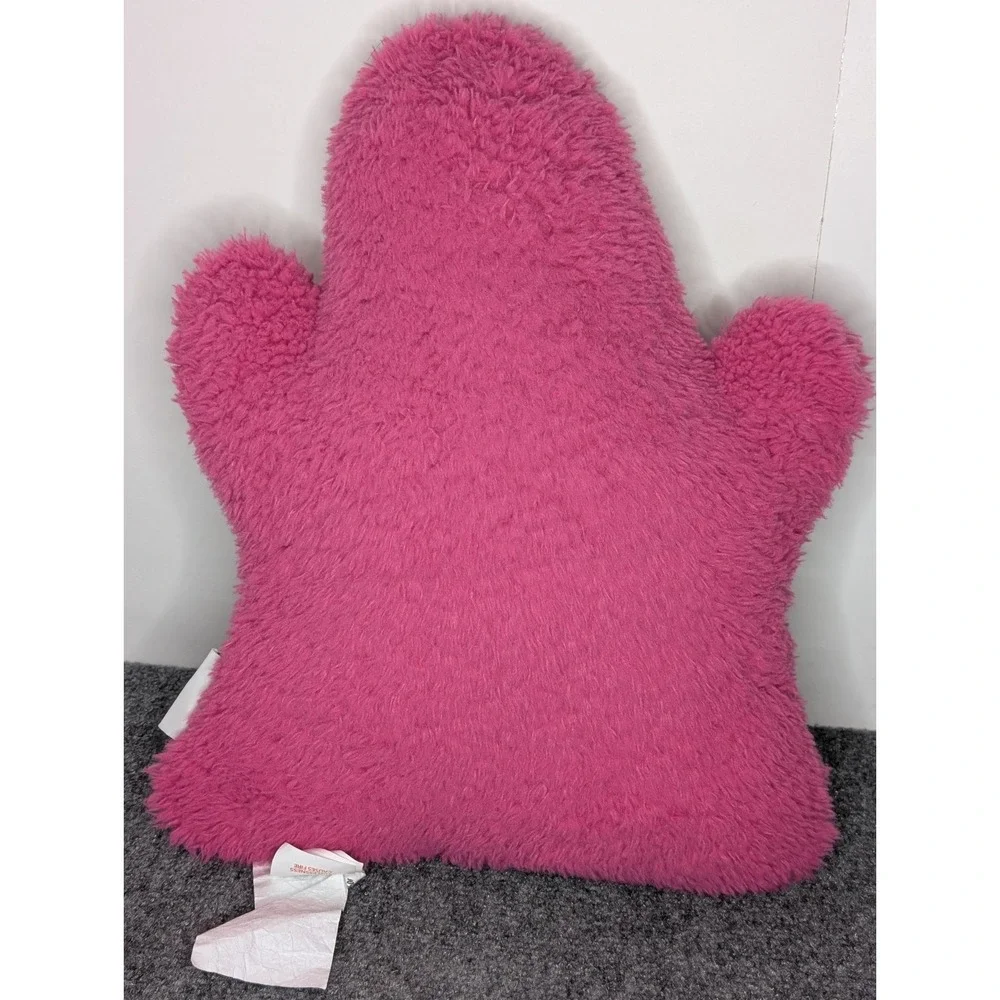 Ghost Pillow by Novogratz Girl Ghost Eyelashes Pink Sherpa Halloween Stuffed HTF